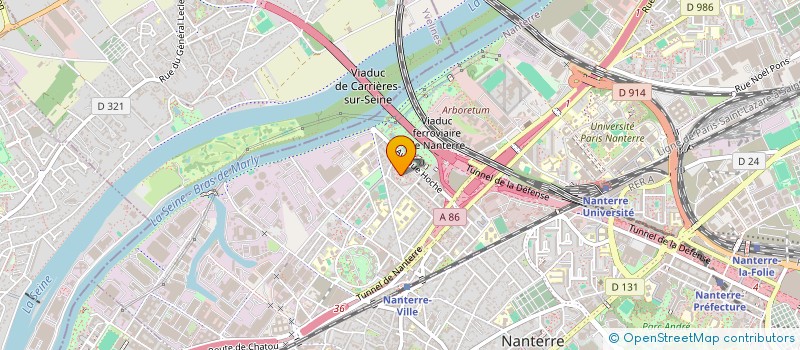 localisation de l'entreprise MONSIEUR BADR CHOUKRI FILALI  NANTERRE