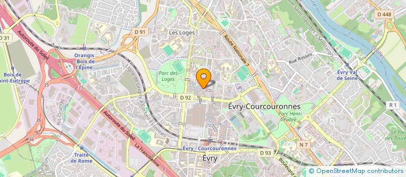 localisation de l'entreprise MONSIEUR BADR DARIK à EVRY-COURCOURONNES