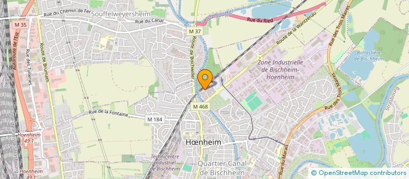 localisation de l'entreprise MONSIEUR BADR DHAIMINI  HNHEIM