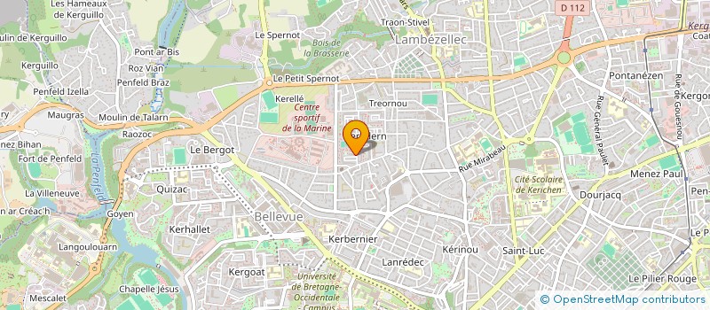 localisation de l'entreprise MONSIEUR BADR EDDINE BENANTAR à BREST