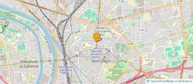 localisation de l'entreprise MONSIEUR BADR EDDINE BOUDRAA à SAINT-DENIS