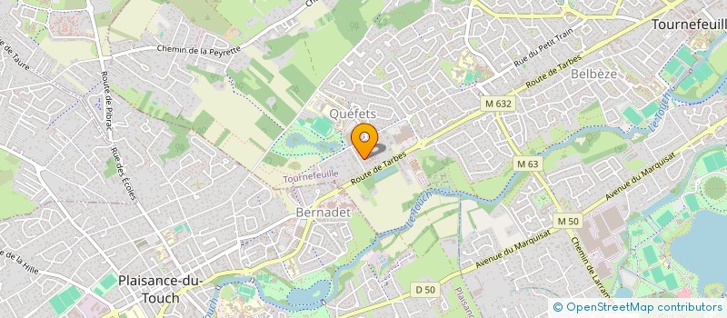 localisation de l'entreprise MONSIEUR BADR-EDDINE GRADA  TOURNEFEUILLE