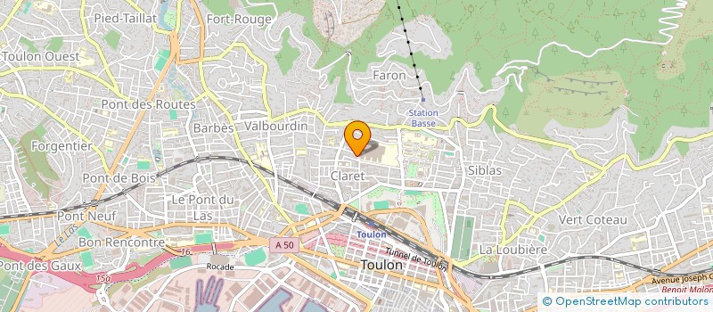 localisation de l'entreprise MONSIEUR BADR EDDINE SLOUMA  TOULON