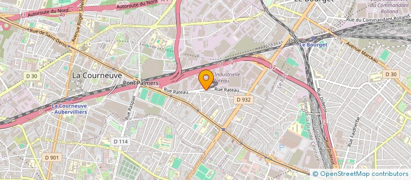 localisation de l'entreprise MONSIEUR BADR EL ABCH à LA COURNEUVE