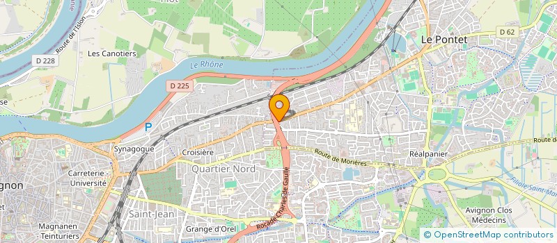 localisation de l'entreprise MONSIEUR BADR EL-AKROUTI  LE PONTET