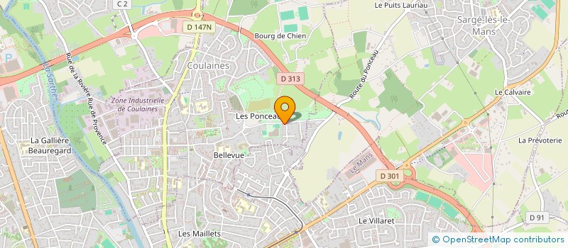 localisation de l'entreprise MONSIEUR BADR EL MAHI  COULAINES