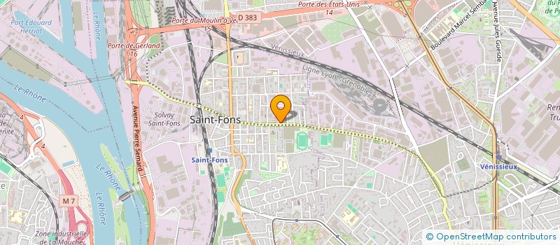localisation de l'entreprise MONSIEUR BADR FARISSI à SAINT-FONS