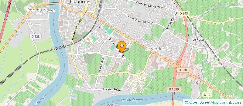 localisation de l'entreprise MONSIEUR BADR GHRIB  LIBOURNE