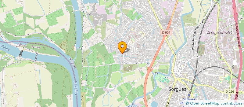 localisation de l'entreprise MONSIEUR BADR HAGGADA  SORGUES