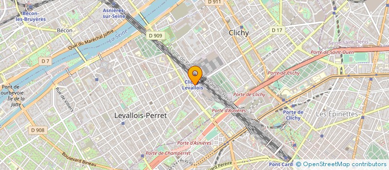 localisation de l'entreprise MONSIEUR BADR HARRAS à LEVALLOIS-PERRET