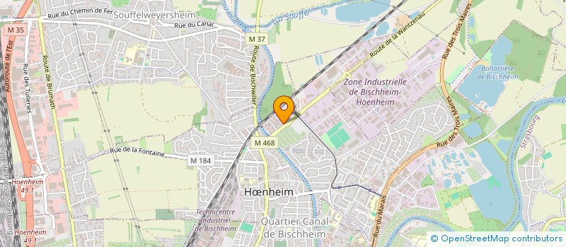 localisation de l'entreprise MONSIEUR BADR JABRI  HNHEIM