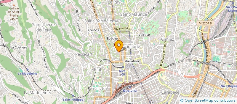 localisation de l'entreprise MONSIEUR BADR KHAMMOU à NICE