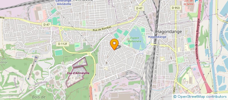 localisation de l'entreprise MONSIEUR BADR MOUTAOUAKKIL  HAGONDANGE