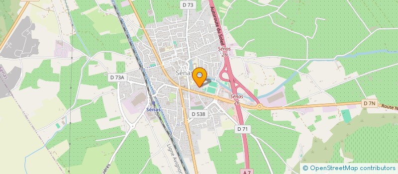 localisation de l'entreprise MONSIEUR BADR OUDADAS à SENAS