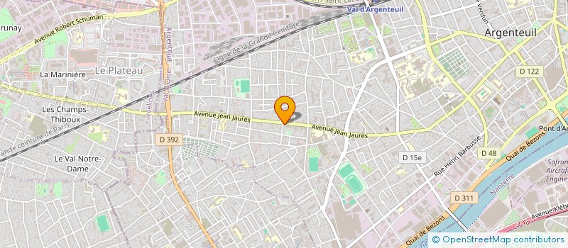 localisation de l'entreprise MONSIEUR BADR OUICHEN à ARGENTEUIL