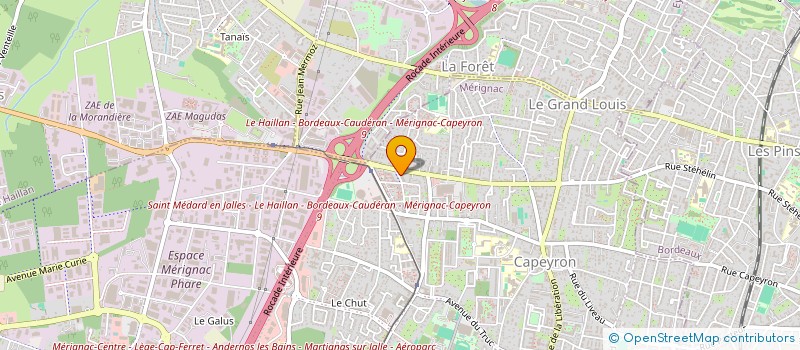 localisation de l'entreprise MONSIEUR BADR RAHAOUI  MERIGNAC