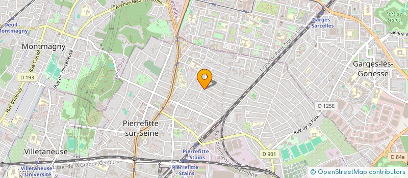 localisation de l'entreprise MONSIEUR BADR SABBAR à PIERREFITTE-SUR-SEINE