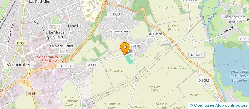 localisation de l'entreprise MONSIEUR BADRA ALI KONE à LURAY