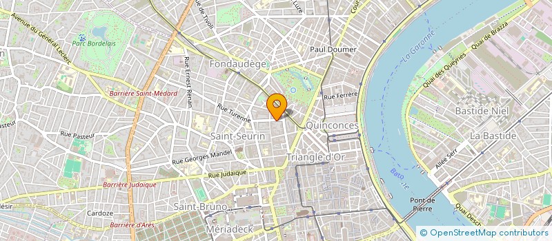 localisation de l'entreprise MONSIEUR BADRANE YASSINE  BORDEAUX