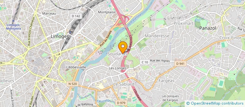 localisation de l'entreprise MONSIEUR BADRE ACHBAKH  PANAZOL