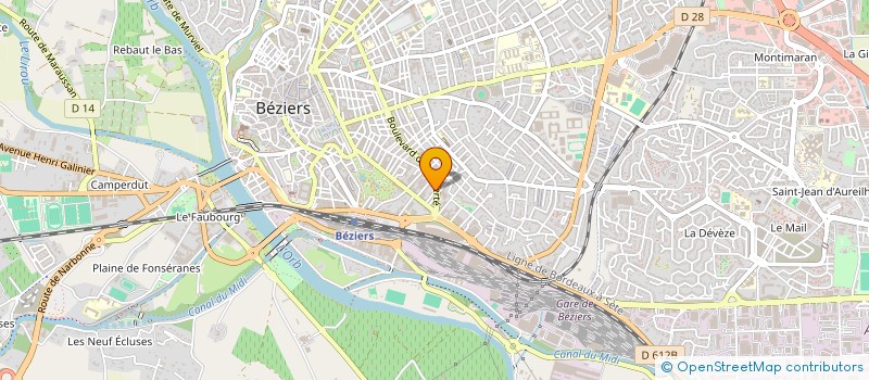 localisation de l'entreprise MONSIEUR BADRE LAZIM  BEZIERS