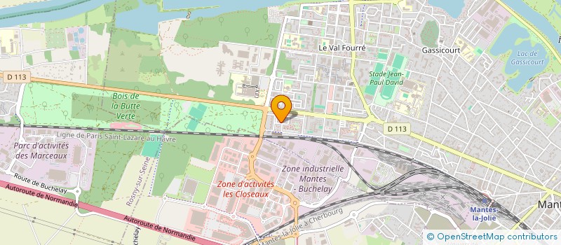 localisation de l'entreprise MONSIEUR BADRE LEGLIL  MANTES-LA-JOLIE