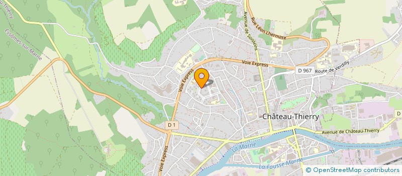 localisation de l'entreprise MONSIEUR BADRE SMOULI  CHATEAU-THIERRY