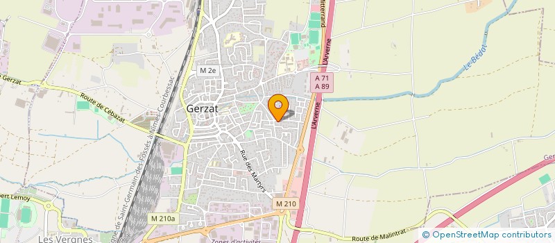 localisation de l'entreprise MONSIEUR BADRE ZIOINI  GERZAT