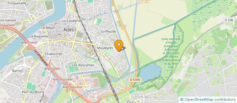 localisation de l'entreprise MONSIEUR BADREDDINE AMMAD  ARLES