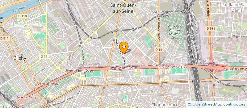 localisation de l'entreprise MONSIEUR BADREDDINE AYARI à SAINT-OUEN-SUR-SEINE