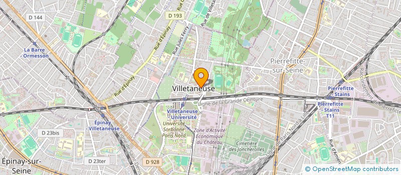 localisation de l'entreprise MONSIEUR BADREDDINE BELBACHIR à VILLETANEUSE