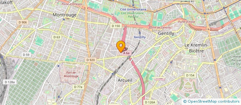 localisation de l'entreprise MONSIEUR BADREDDINE BENADOUDA à ANTONY