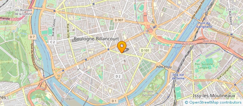 localisation de l'entreprise MONSIEUR BADREDDINE BENHOURIA à BOULOGNE-BILLANCOURT
