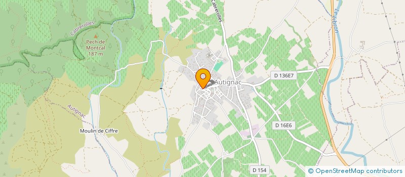 localisation de l'entreprise MONSIEUR BADREDDINE BOUTALBA  AUTIGNAC