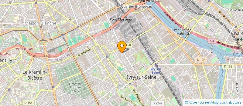 localisation de l'entreprise MONSIEUR BADREDDINE CHERFAOUI  IVRY-SUR-SEINE