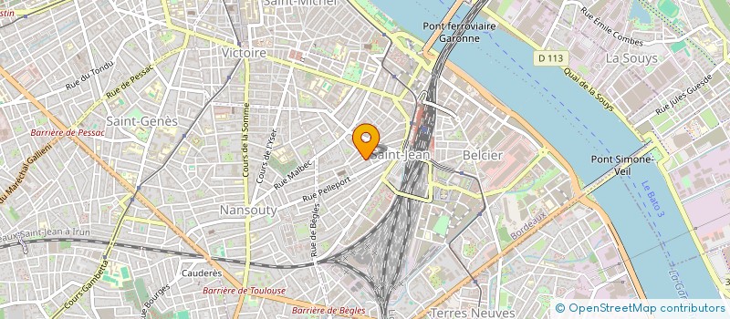 localisation de l'entreprise MONSIEUR BADREDDINE CHERIFI  BORDEAUX