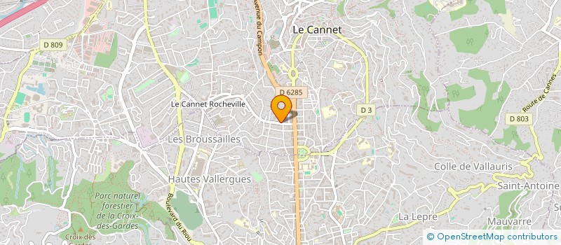 localisation de l'entreprise MONSIEUR BADREDDINE DJEBALI à LE CANNET