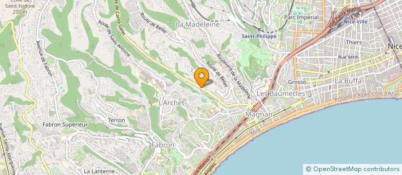 localisation de l'entreprise MONSIEUR BADREDDINE EL ABASSI à NICE