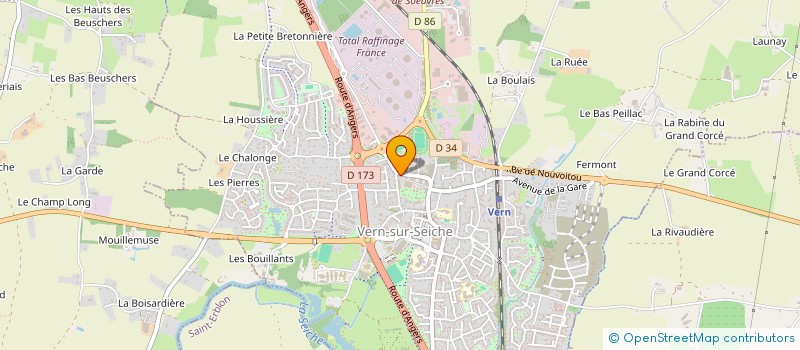 localisation de l'entreprise MONSIEUR BADREDDINE EL RHRIB  VERN-SUR-SEICHE