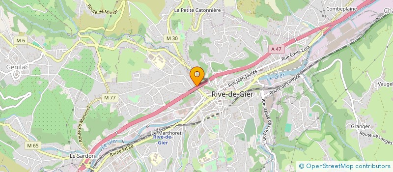 localisation de l'entreprise MONSIEUR BADREDDINE HADDAD à RIVE-DE-GIER