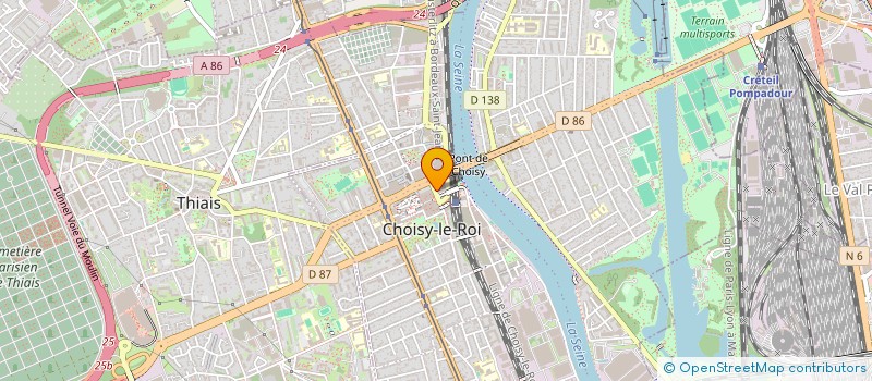 localisation de l'entreprise MONSIEUR BADREDDINE HANNACHI à CHOISY-LE-ROI