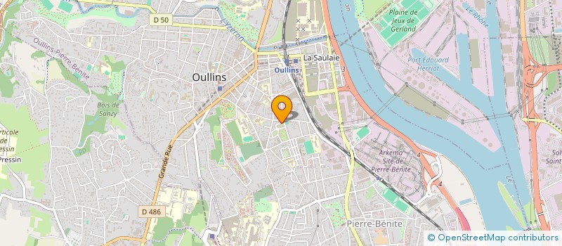 localisation de l'entreprise MONSIEUR BADREDDINE MOUALHI  OULLINS-PIERRE-BENITE