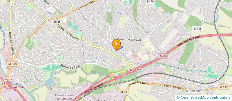 localisation de l'entreprise MONSIEUR BADREDDINE REZGUI à L'UNION