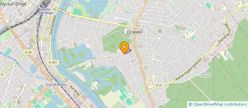 localisation de l'entreprise MONSIEUR BADREDDINE REZZOUG à DRAVEIL