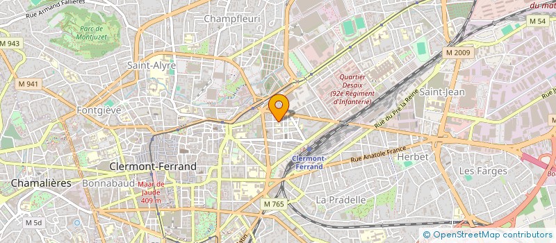 localisation de l'entreprise MONSIEUR BADREDDINE SABER  CLERMONT-FERRAND