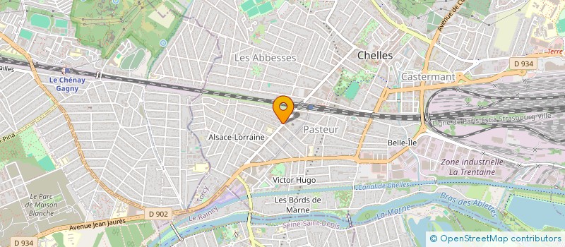 localisation de l'entreprise MONSIEUR BADREDDINE SAKER  CHELLES