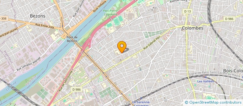 localisation de l'entreprise MONSIEUR BADREDDINE SATOURI à COLOMBES