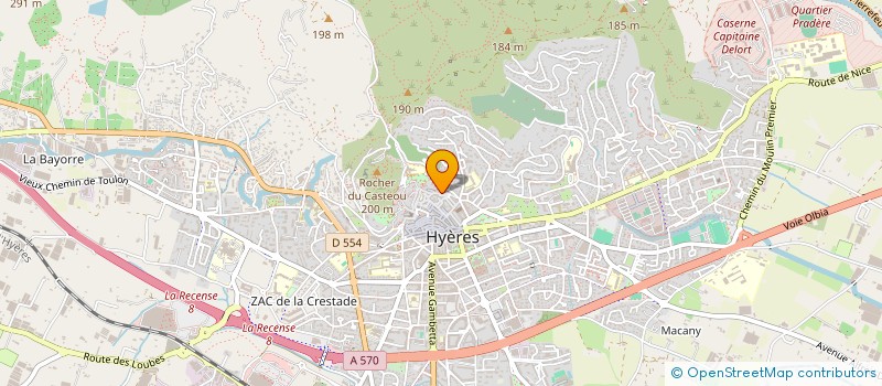 localisation de l'entreprise MONSIEUR BADREDIN ADAM IBRAHIM  HYERES