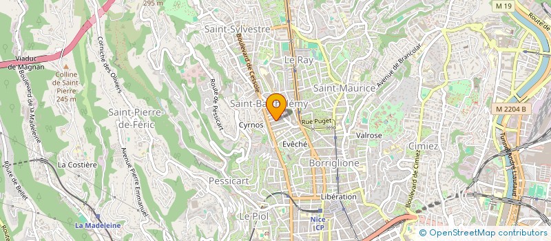 localisation de l'entreprise MONSIEUR BADREDIN JULIEN DADA  NICE