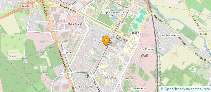 localisation de l'entreprise MONSIEUR BADREDIN TAKFA à ORLEANS